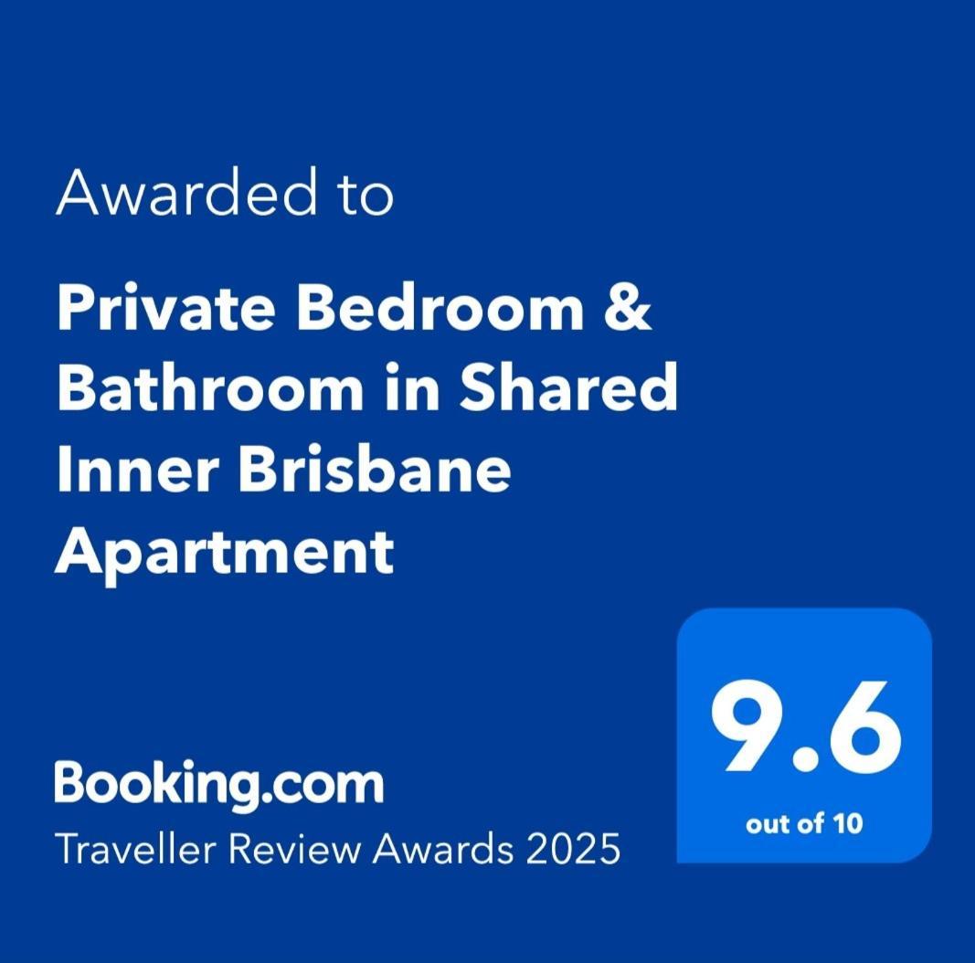 Private Bedroom & Bathroom In Shared Inner Brisbane Apartment Kültér fotó
